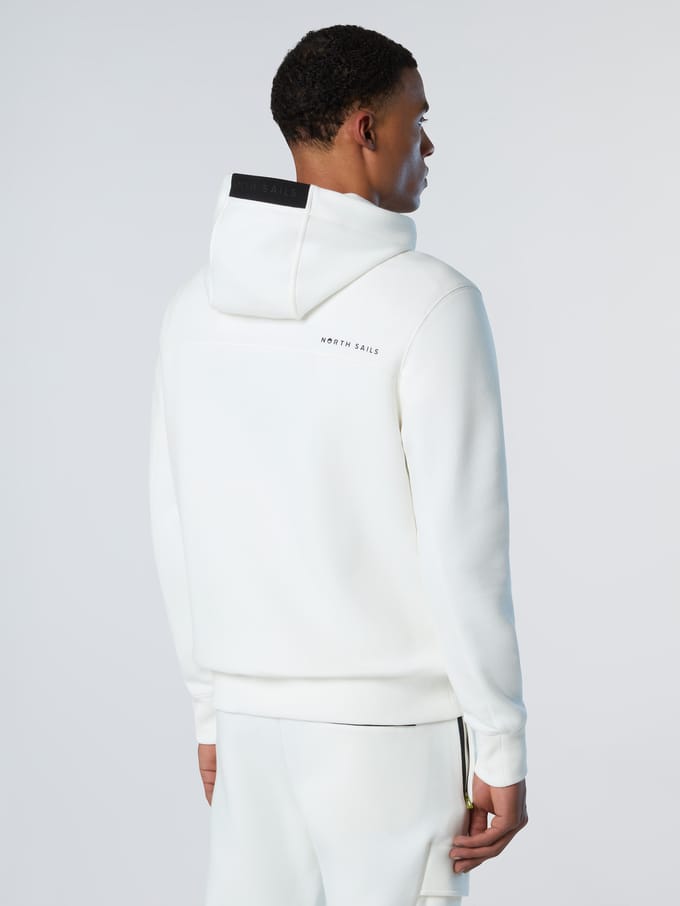 North Sails Hoodie Piqué Scuba stof