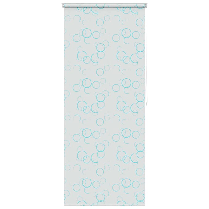 vidaXL - Rolgordijn - voor - douche - 80x240 - cm - bubbel