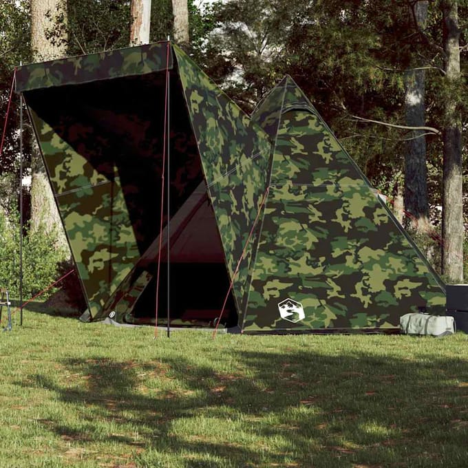 vidaXL - Tipitent - 6-persoons - camouflage - waterdicht