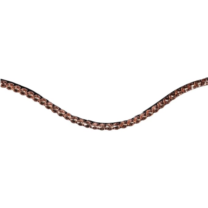 Frontaal voor paard HKM Rosegold Glamour Style