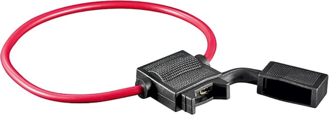 Goobay Tools Zekeringhouder voor voertuigzekeringen, geschikt voor draaddoorsnede van 1,0 mm², max. 15 A