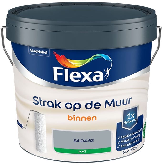 Flexa - Strak Op De Muur Binnen Mat - S4.04.62 - Mengverf - 5 L