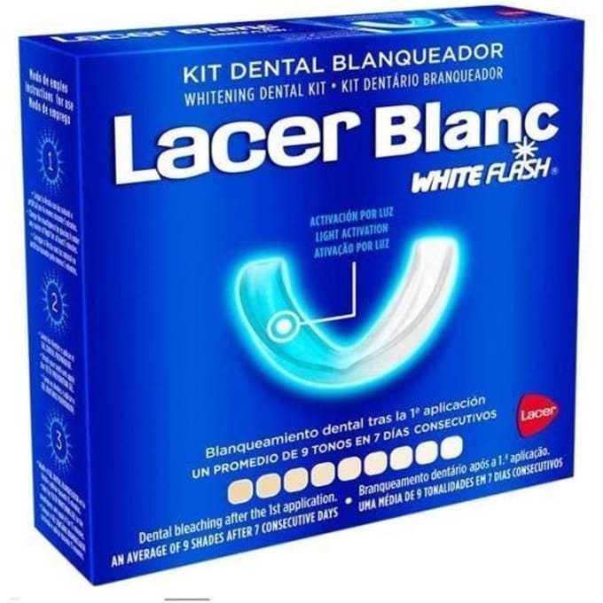 Coffret de soins - Lacer Blanc - White Flash - 3 Produits - Sans parabène - Mixte
