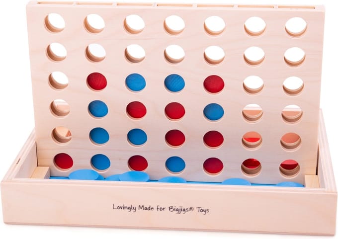 Bigjigs Houten Vier op een rij, BJ699