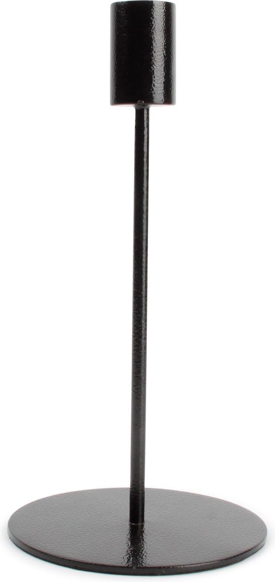 S|P Collection - Kandelaar - 10xH20cm - metaal - zwart - Pillar