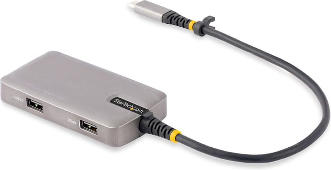 StarTech.com USB-C Multiport Adapter - 4K 60Hz HDMI - 3-Port USB Hub - 100W PD