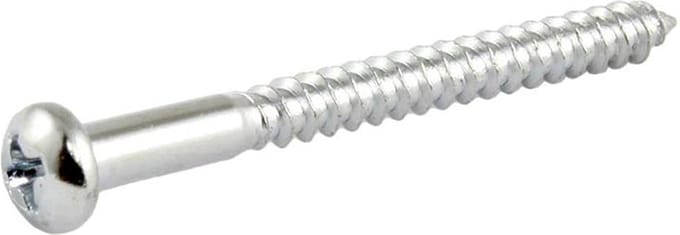 Allparts GS0011010 Chromen Bas Pickup Schroeven - Set van 8