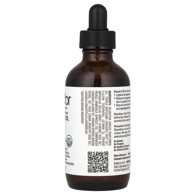Pura D'or, Professional, Huile de vitamine E, 70 000 UI, 4 fl oz (118ml) black