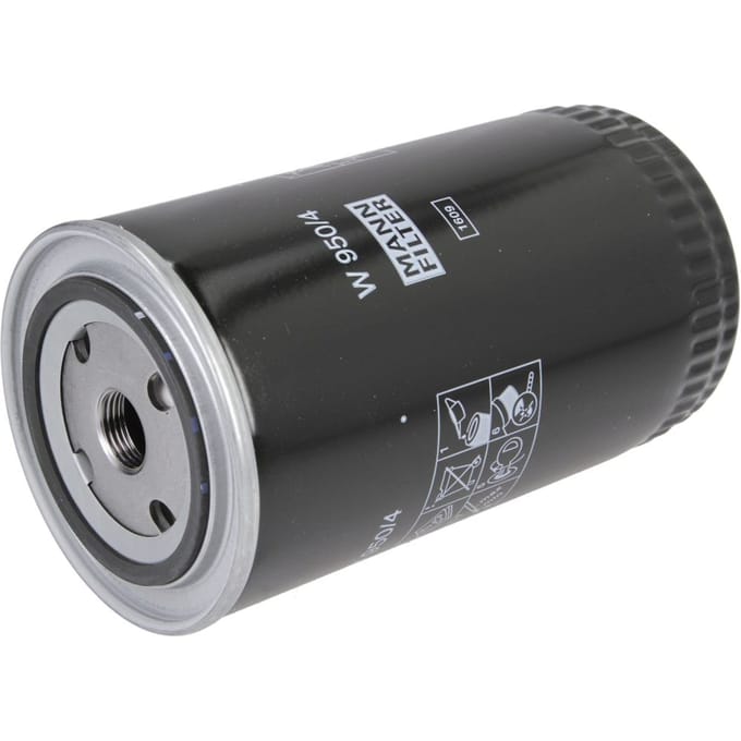MANN-FILTER W 940/25 - Oliefilter - Schroeffilter - Voor VW 2.4D - 93x183 mm - 3/4-16 UNF