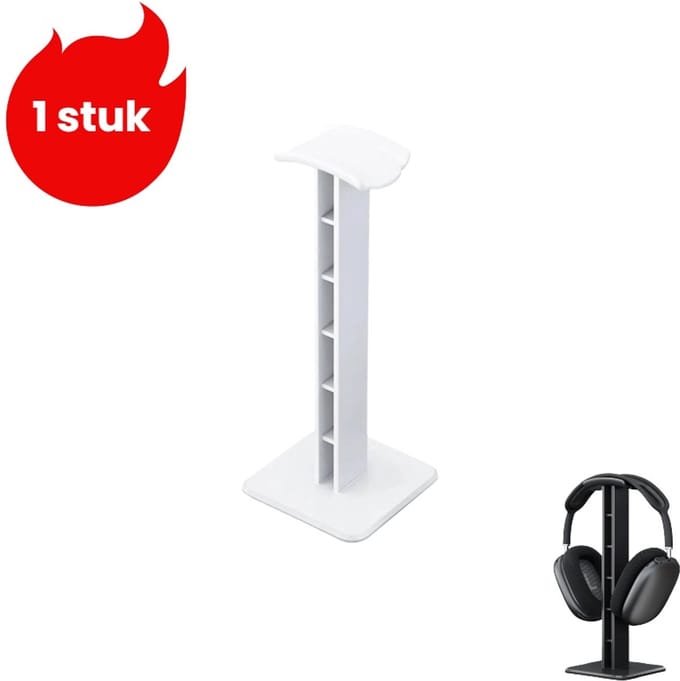 1 artikel - Koptelefoonstandaard - Computer Gaming Headset Displaystandaard - Wit