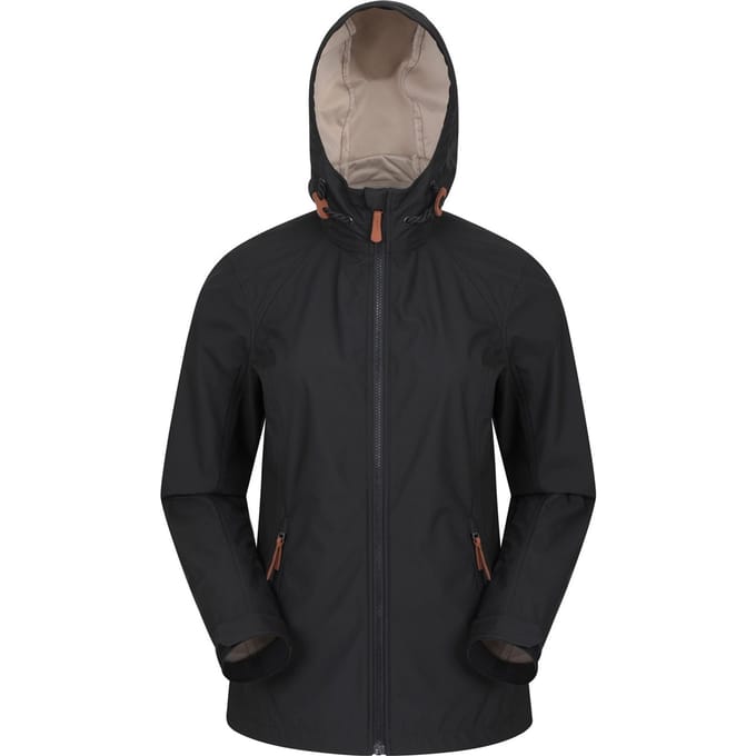 Mountain Warehouse Dames/Dames Iona Zachte Shell Jas (Zwart)