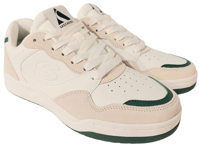 Skechers Sneaker 183241 WGRN KOOPA Volley Low Lifestyle Wit Groen
