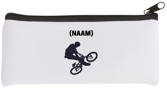 Akyol - bmx met eigen naam Etui - Sport - fietser - fiets - 20 bij 9 cm