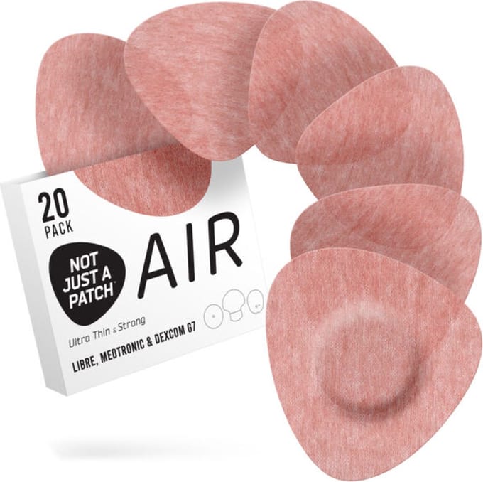 Not Just a Patch - Air - Brown sensor patches - sensorpleisters - Pleister voor Freestyle Libre, Medtronic & Dexcom