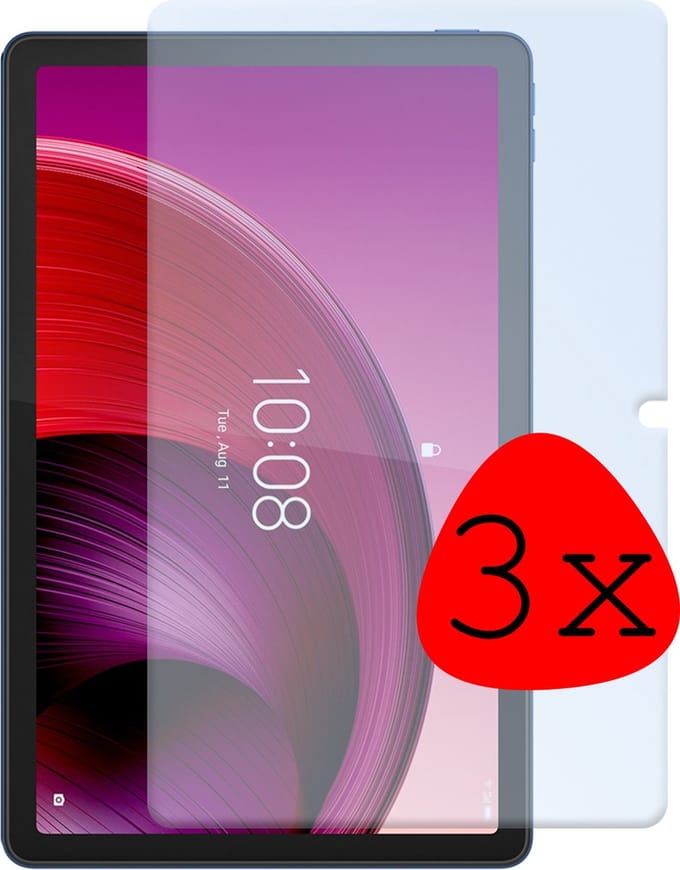 Screenprotector - 3 Stuks Geschikt voor Lenovo Tab M10 5G - Extra Sterk - Beschermglas - Gehard Glas - Tempered Glass - Screen Protector