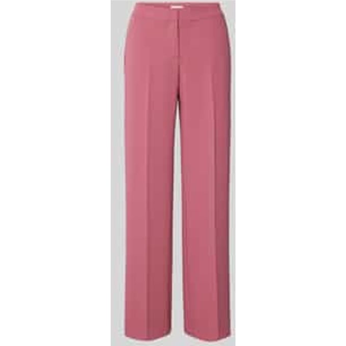 Straight leg broek met persplooien