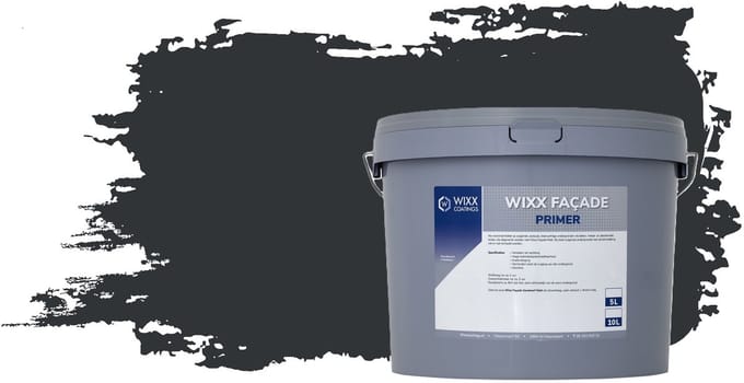 Wixx Façade Primer - 5L - RAL 7021 Zwartgrijs