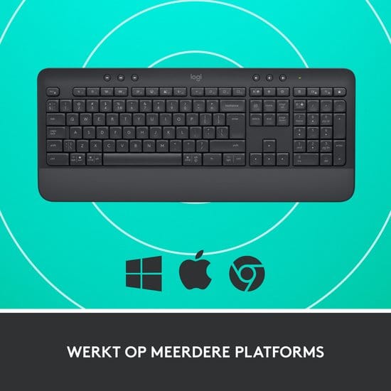 Logitech Signature K650 - Grafiet - VS (ISO) - Toetsenbord - Universal - Grijs