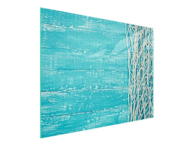 TMK ArtDeko - Snijplank - Glas - 52x30 cm - Turkis