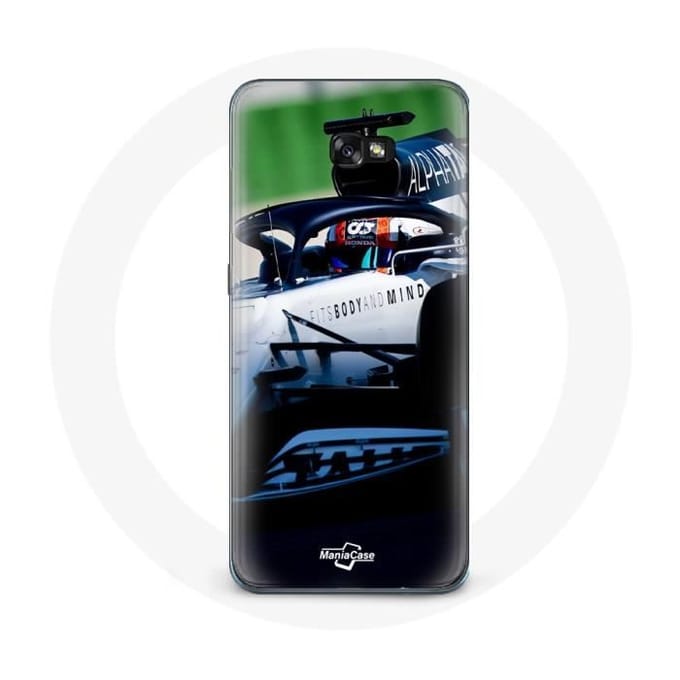 Hoesje voor Samsung Galaxy A5 Formule 1 Pierre Gasly F1 Driver Wit