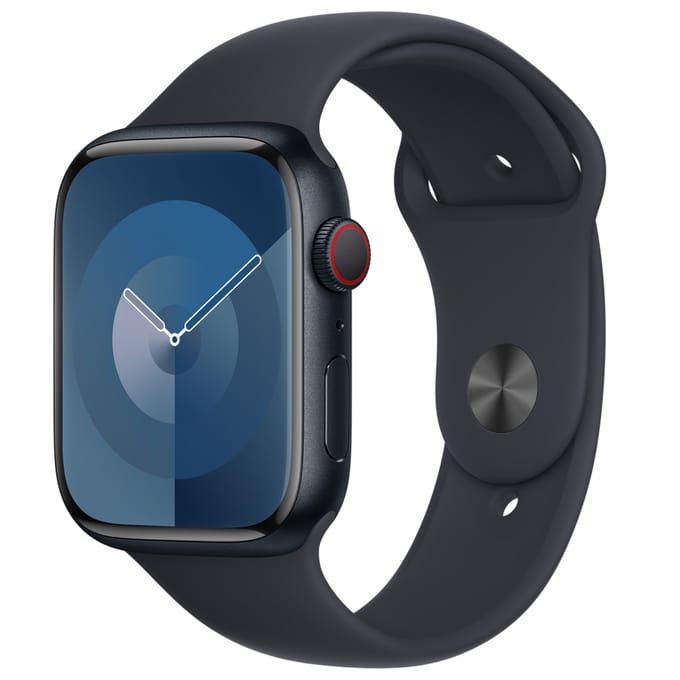 Sport Band voor de Apple Watch | 44/45/46/49 mm - Maat M/L - Midnight