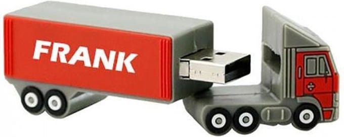 128GB 3.0 Truck usb stick met naam