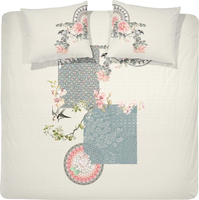 Cinderella Yuzu - Dekbedovertrek - 240x200/220 cm - Lits-jumeaux - Off-White