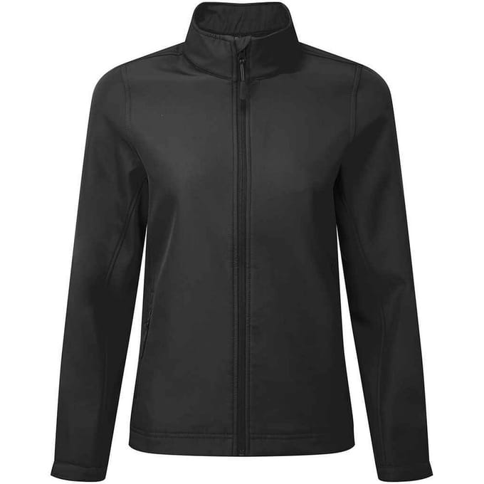Premier Dames/Dames Windchecker Soft Shell Jacket (Zwart)