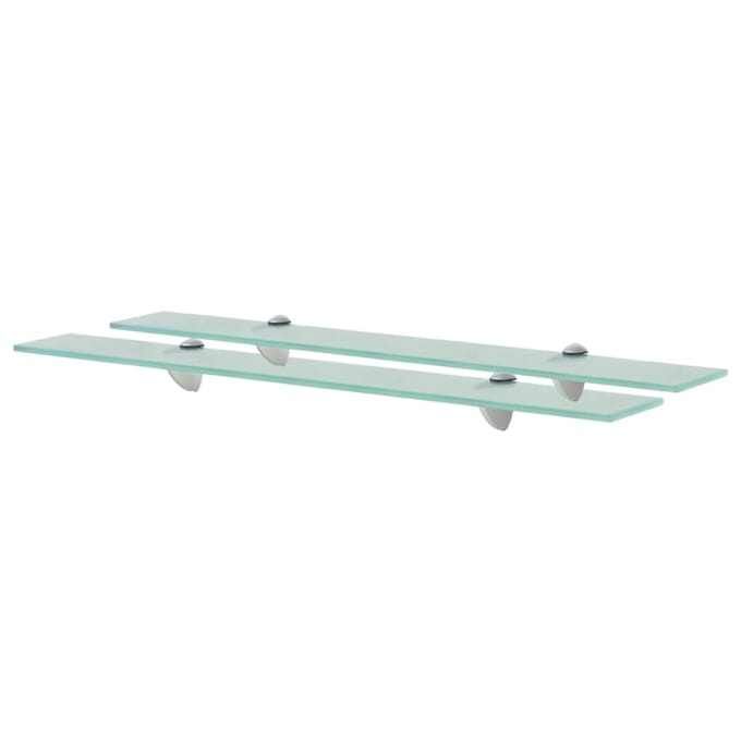 vidaXL - Schappen - zwevend - 2 - st - 70x20 - cm - 8 - mm - glas