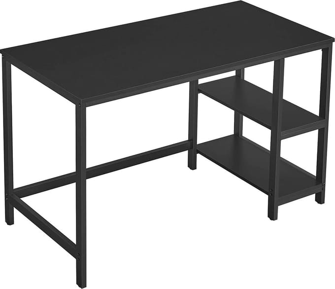 Bureau - Computertafel - Pc-tafel - Bureautafel - Kantoorbureau - Zwart