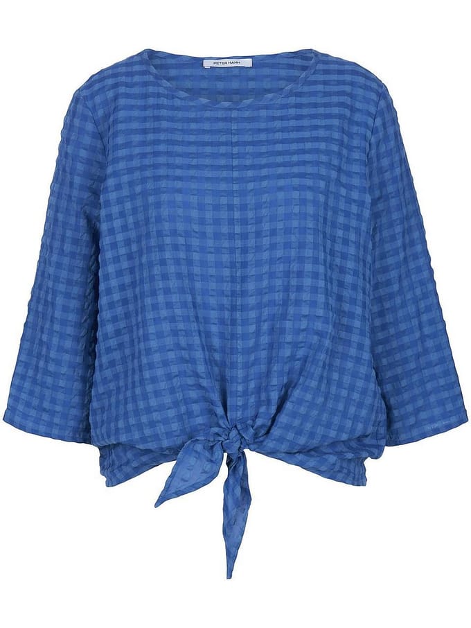 Blouse Van Peter Hahn blauw