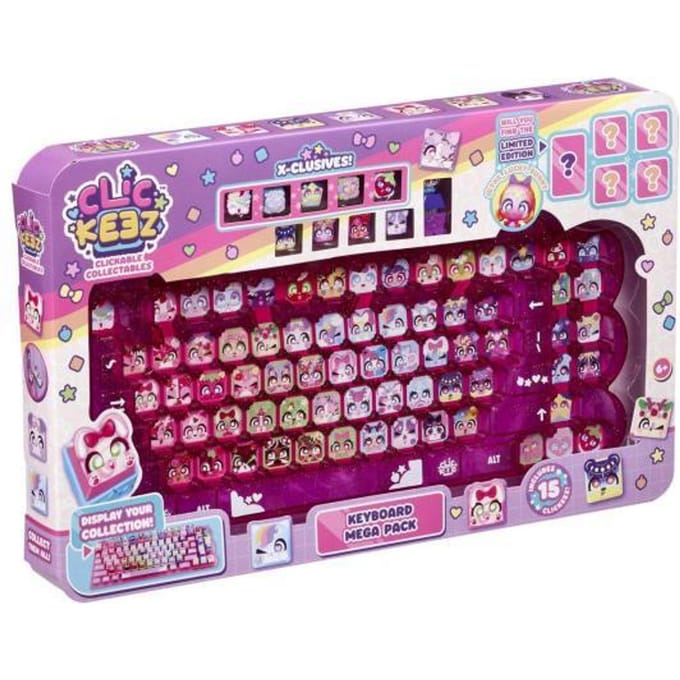 Clickeez Keyboard Collector Set Poppetjes en figuren Fidget artikelen