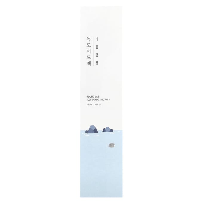 Round Lab, 1025 Dokdo Mud Pack, 100 ml (100 ml) white