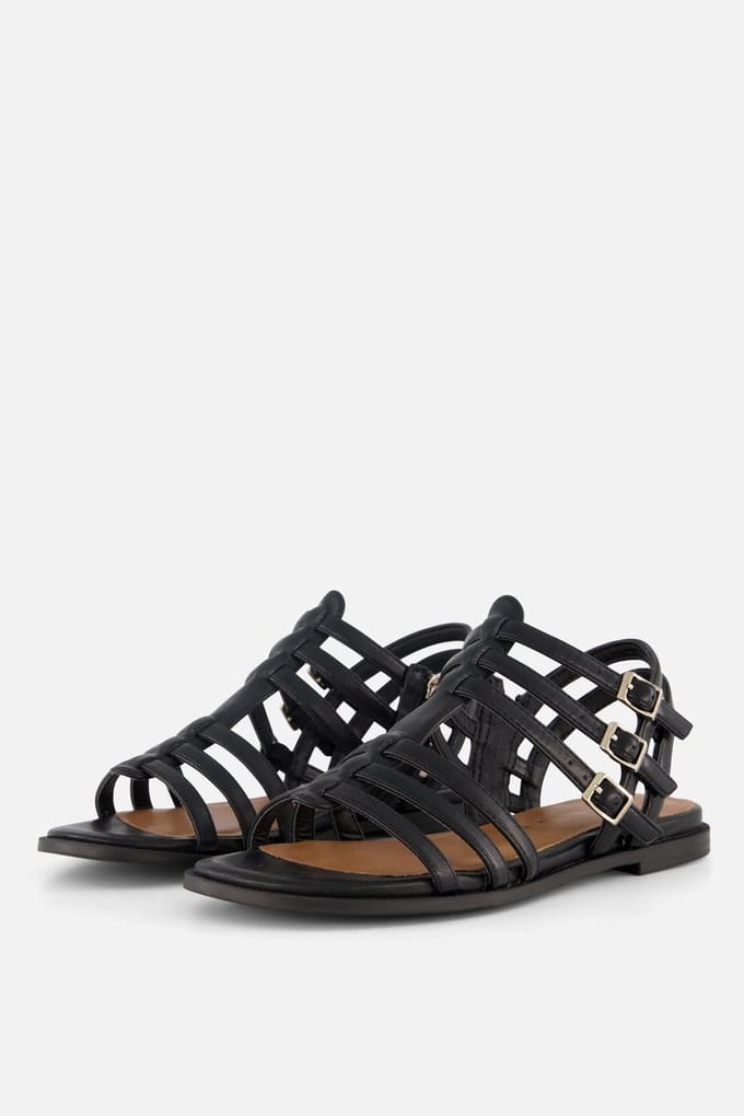 Tamaris Slippers zwart Synthetisch - Maat 38