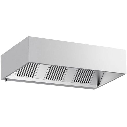 GGM Gastro Kastenhaube - 2000mm - mit Filter & Lampe Zilver