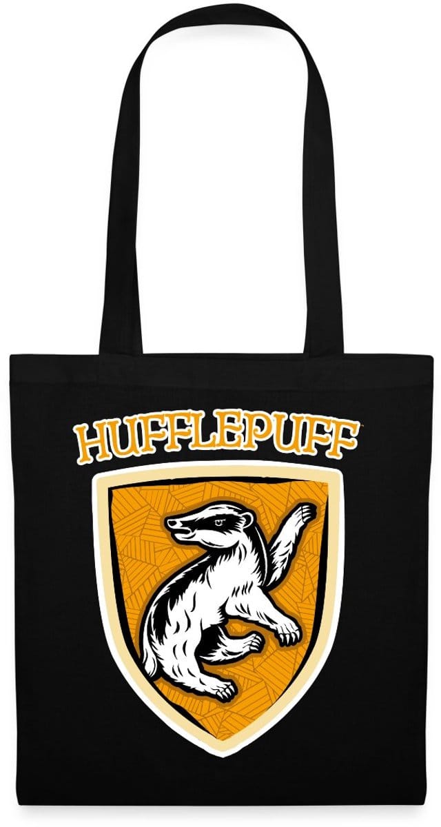 Harry Potter Hufflepuff Logo small Tas Van Stof Schoudertas
