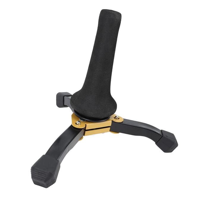 Sopraansax Standaard Opvouwbaar Draagbaar Anti-slip Saxofoon Statief Houder voor Trompet Hobo Klarinet black