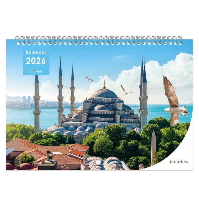 Huurdies - 2026 Kalender - Istanbul - A3