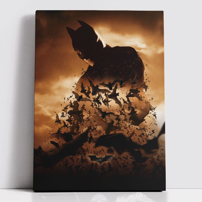 Decorsome x Batman Begins Rectangular Canvas - 12x18 inch