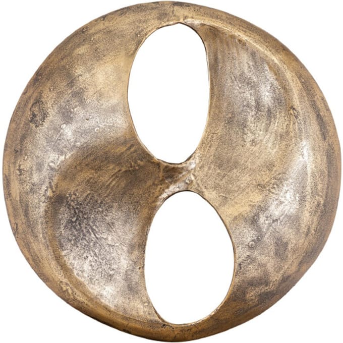 PTMD Wandpaneel Deuie - 70x10x70 cm - Aluminium - Messing