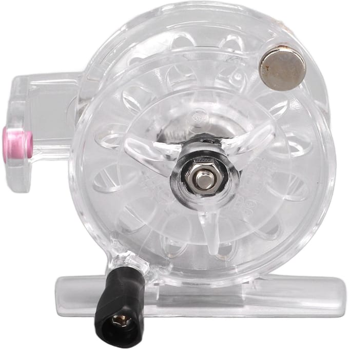 Moulinet de Pêche à la Mouche Anti-Corrosion Sensation Confortable Opération Plus Douce Roue de Pêche sur Glace pour la Mer white