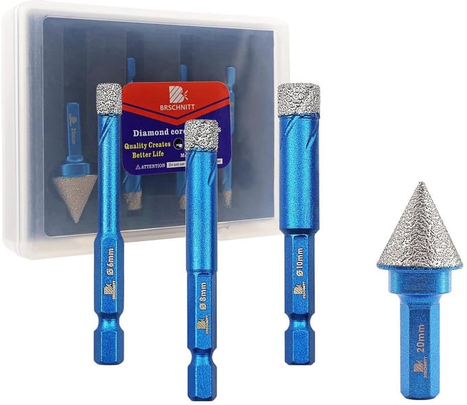 Diamantboor Set voor Tegels, Keramiek en Graniet - 6/8/10 mm