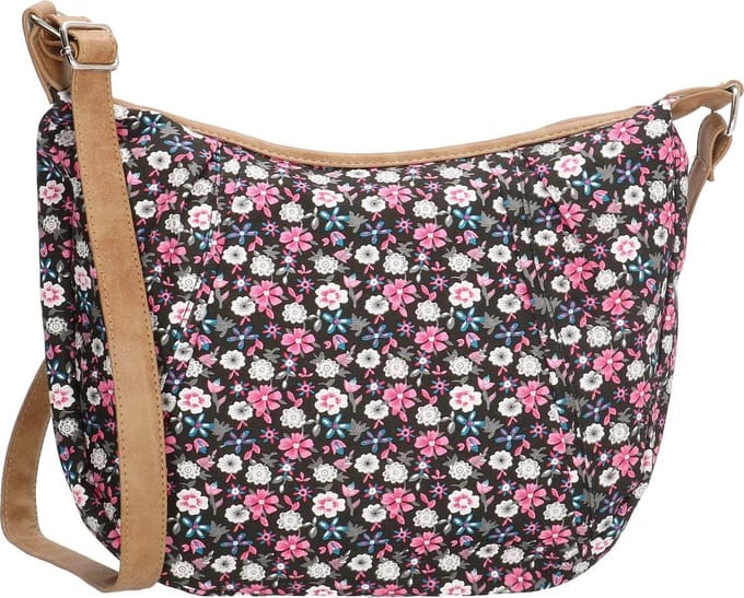 Beagles Vintage Bloemetjes Canvas Omhang Schoudertas Trendy Tas