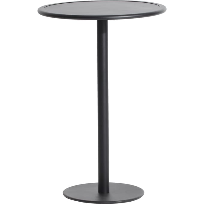 Petite Friture Week-End High Table - zwart - rond