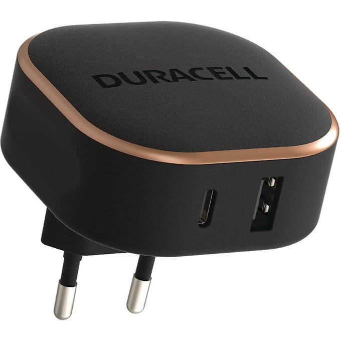 Duracell DRACUSB20-EU oplader voor mobiele apparatuur Zwart