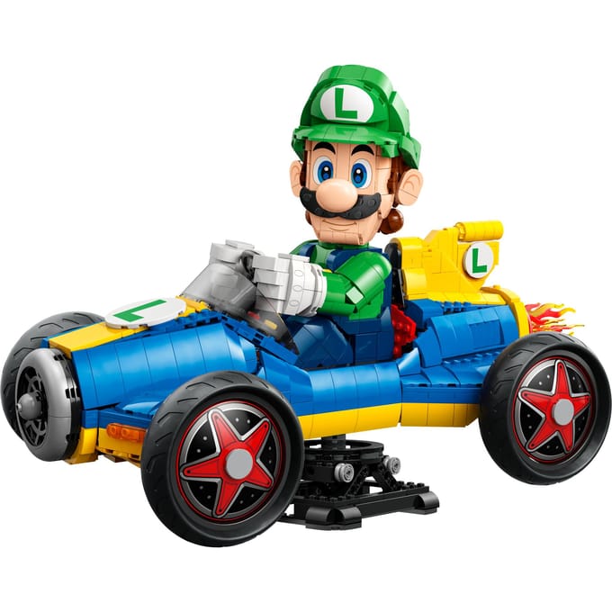 LEGO Mario Kart Luigi & Mach 8 Bouwset 72050 voor kinderen - Laat je eigen races met Luigi tot leven komen