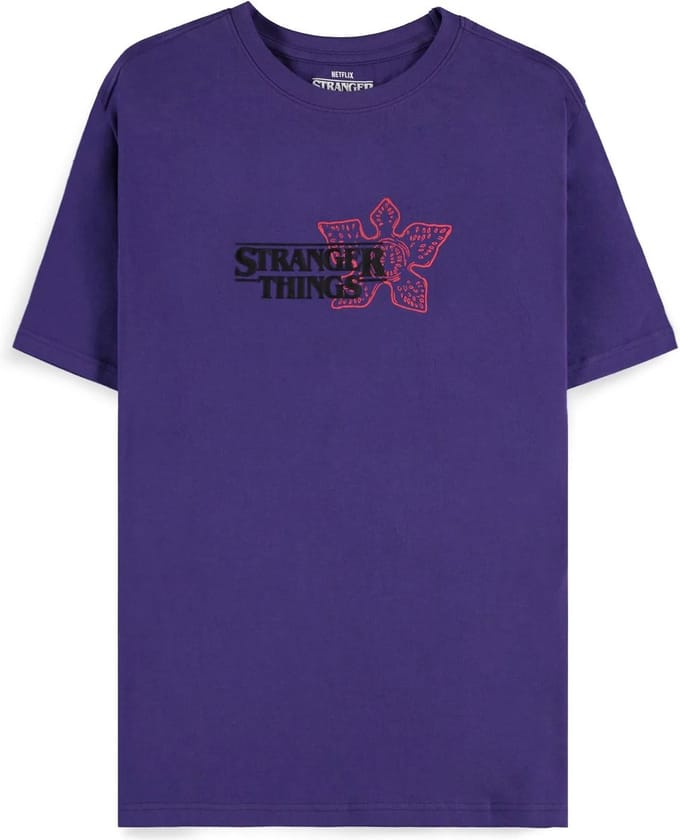 Stranger Things - Demogorgon Heren T-shirt - 2XL - Paars