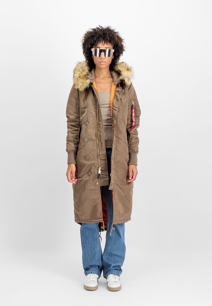 Damesparka Alpha Industries Long Fishtail