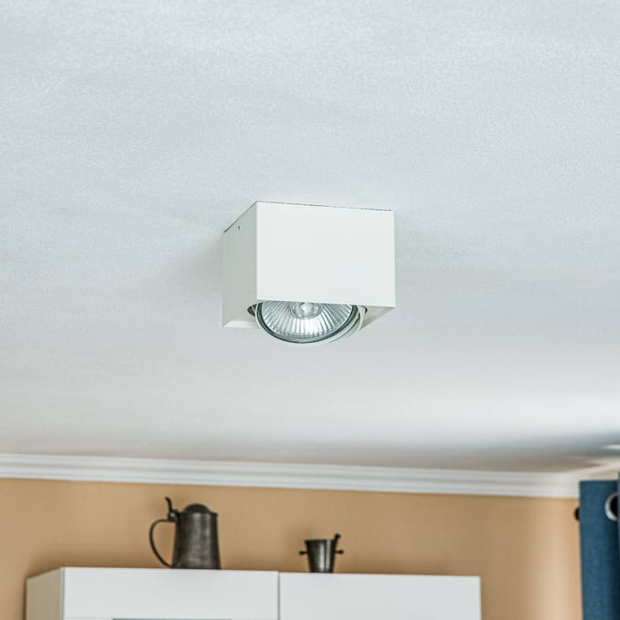 Argon Plafondspot Ronda, 1-lamp, wit