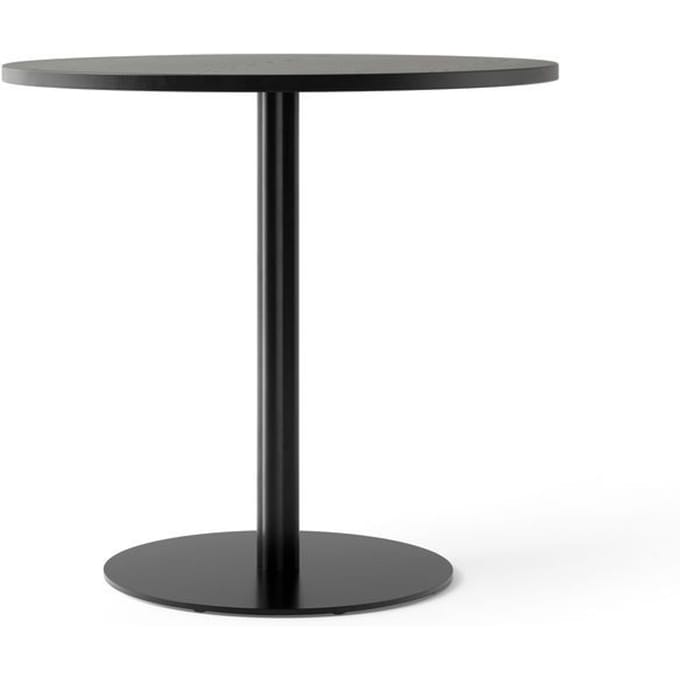 Audo - Harbour Column Counter/Bar Table Ø80cm - Painted Oak Veneer - 92,7cm - zwart